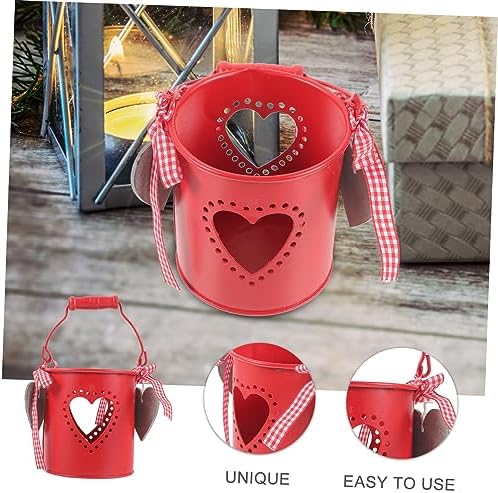 Hollow Heart Candy Bucket for Wedding Parties