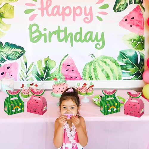 Cartoon Melon Party Goodie Bags 16 Pcs for Kids