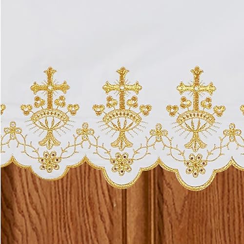 Needzo Ornament Cross Altar Frontal 96x52 Inches
