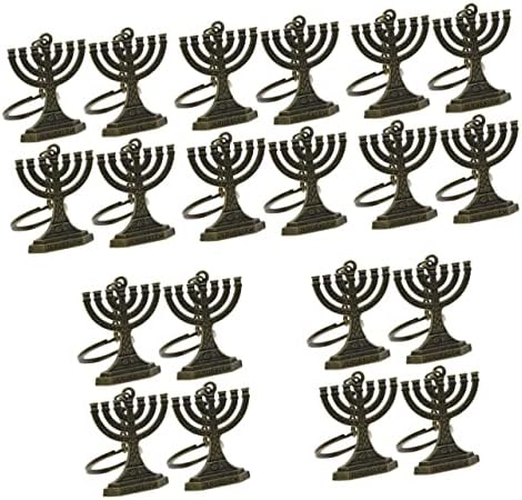 20 Pcs Hanukkah Key Ring Tote Purse Gift Ornaments