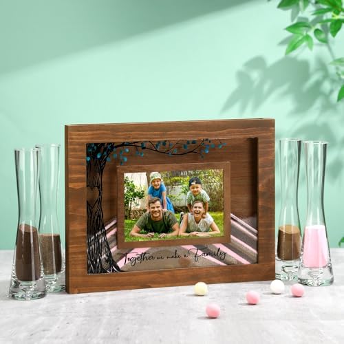 Qunclay Unity Sand Ceremony Kit Photo Frame