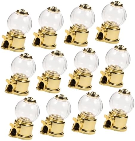 Unomor 12pcs Wedding Candy Box with Spinning Gumball Dispenser