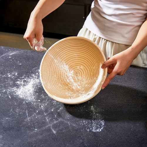 Pidiudu Sourdough Starter Kit with Banneton Basket and Baking Tools
