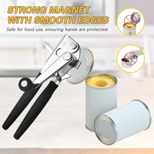 VWMYQ Heavy Duty Manual Can Opener with Magnetic Lid Lift