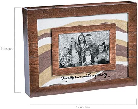 Blended Family Sand Ceremony Frame Kit for Wedding - Wood Glass