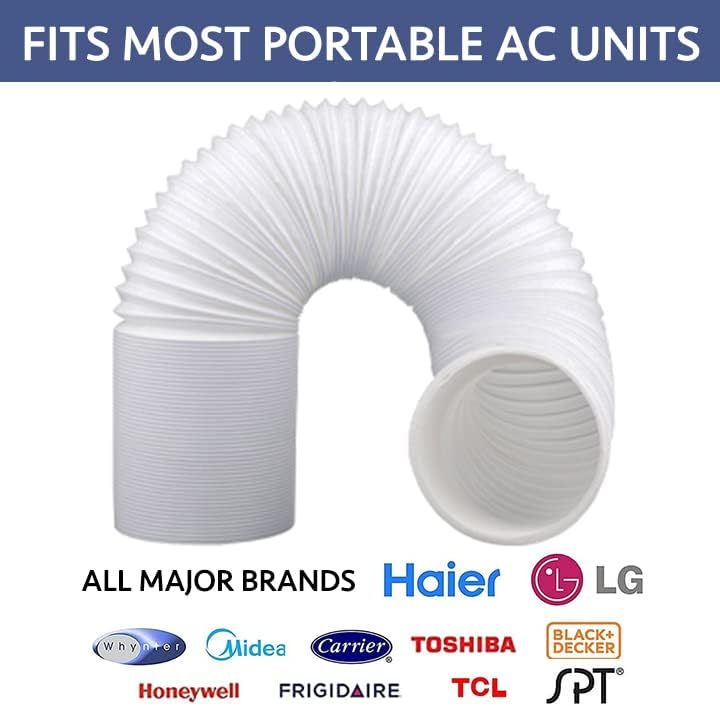 ALPINE HARDWARE AC Exhaust Hose 59 Inch Diameter 80 Inch Length Counter Clockwise