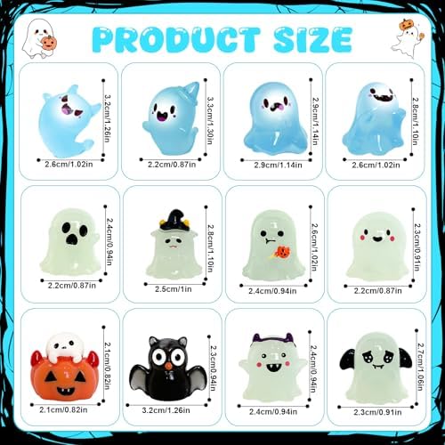 38 Pcs Adopt a Ghost Halloween Party Favors Decor