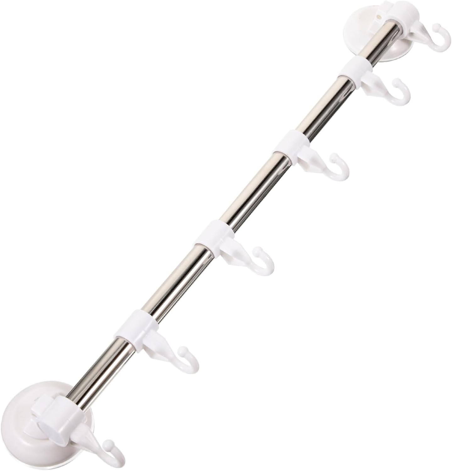 Adjustable Suction Cup Towel Bar Hooks for Wall Mount