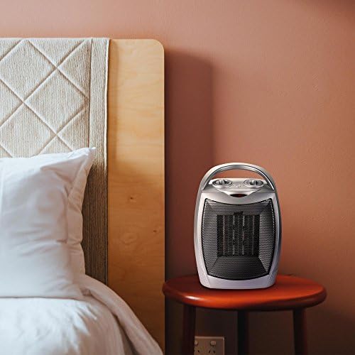 Moonflor 1500W Silver Radiant Space Heater