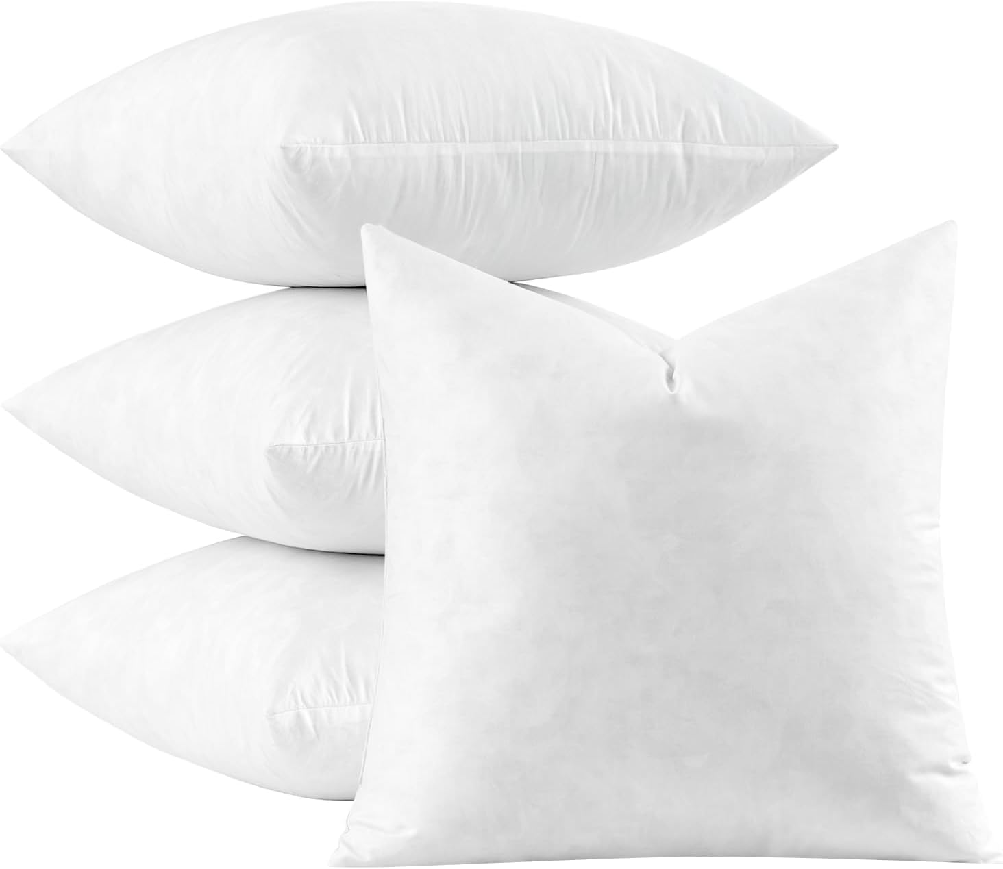 MIULEE Pillow Inserts 20x20 Inch Set of 4