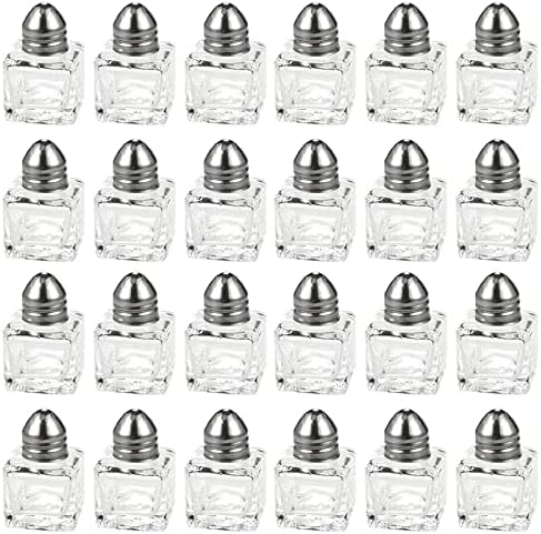 Juvale Set of 24 Mini Salt and Pepper Shakers