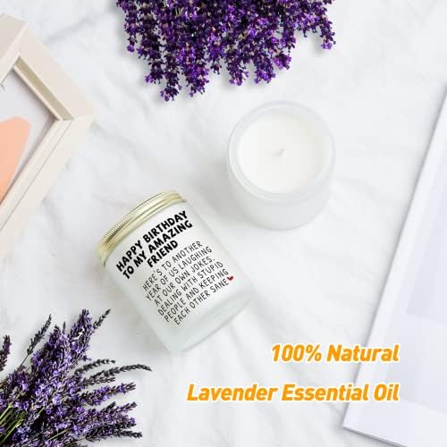 Jonico Lavender Candle Birthday Gift for Women