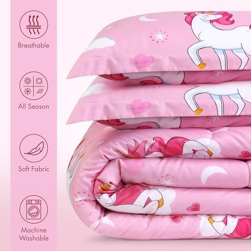 Utopia Bedding Unicorn Comforter Set Twin Size