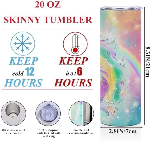 20 OZ Double Wall Insulated Tumbler with Lid
