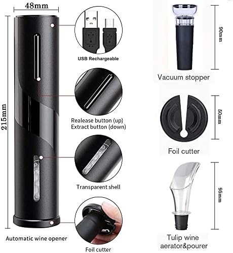 4 in 1 USB Rechargeable Electric Wine Opener Set