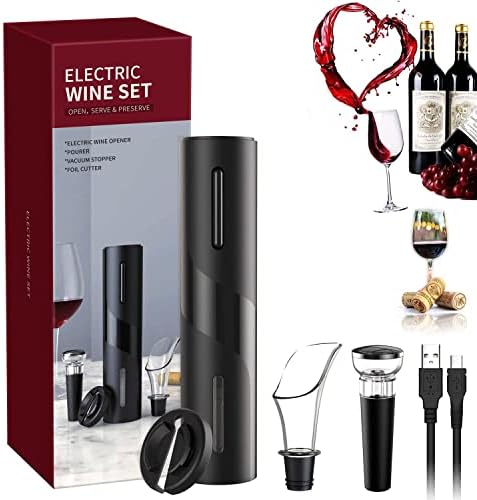 4 in 1 USB Rechargeable Electric Wine Opener Set