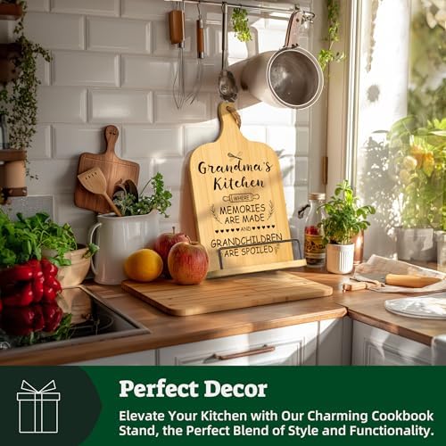 Happy Marriage Bamboo Cutting Board with Stand