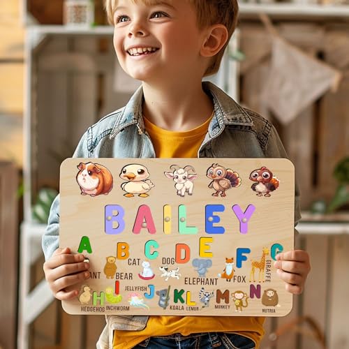 Personalized Wooden Name Puzzle For Kids