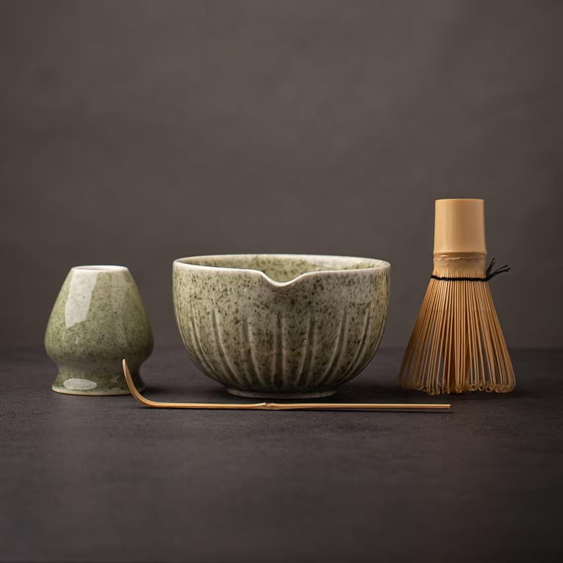 TANG PIN Matcha Set - 4 Piece Kit for Tea Ceremony