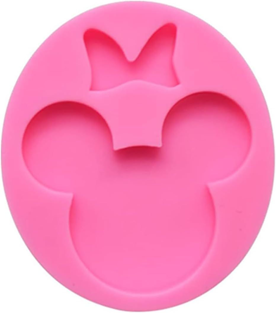 Cute Mouse Head Silicone Mold for Chocolate Candy and Desserts