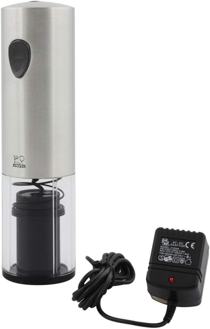 Peugeot Elis Electric Corkscrew - Rechargeable Stainless Steel 8 Inches