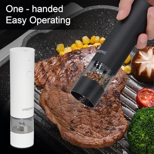 UNIOVC Electric Salt and Pepper Grinder Set