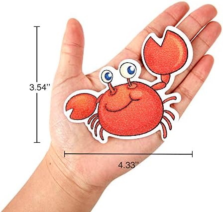 20PCS Non Slip Bathtub Stickers with Ocean Fish Design