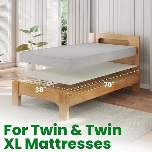 ECOHomes Non Slip Mattress Gripper Pad for Twin Size