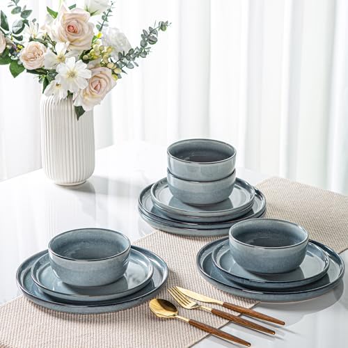 AmorArc Stoneware Dinnerware Set for 6