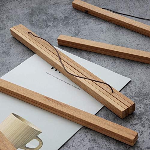 FALAMON Teak Wood Magnetic Poster Frame Hanger