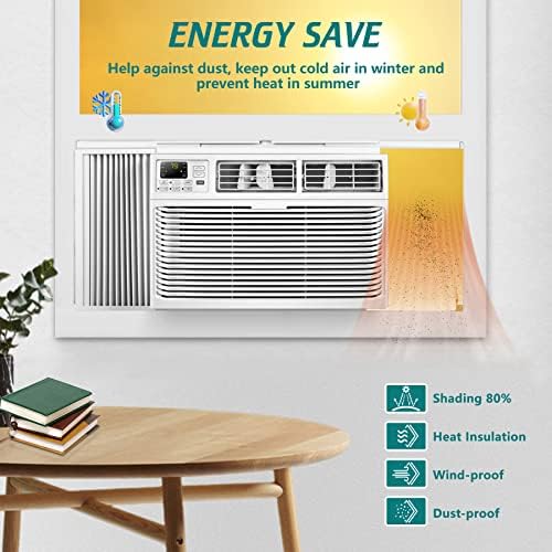 Daisypower Window AC Side Panels Curtain Kit with Frame