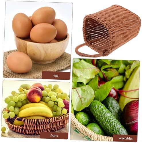 TOPPERFUN Hanging Wall Woven Storage Basket for Kitchen and Living Room