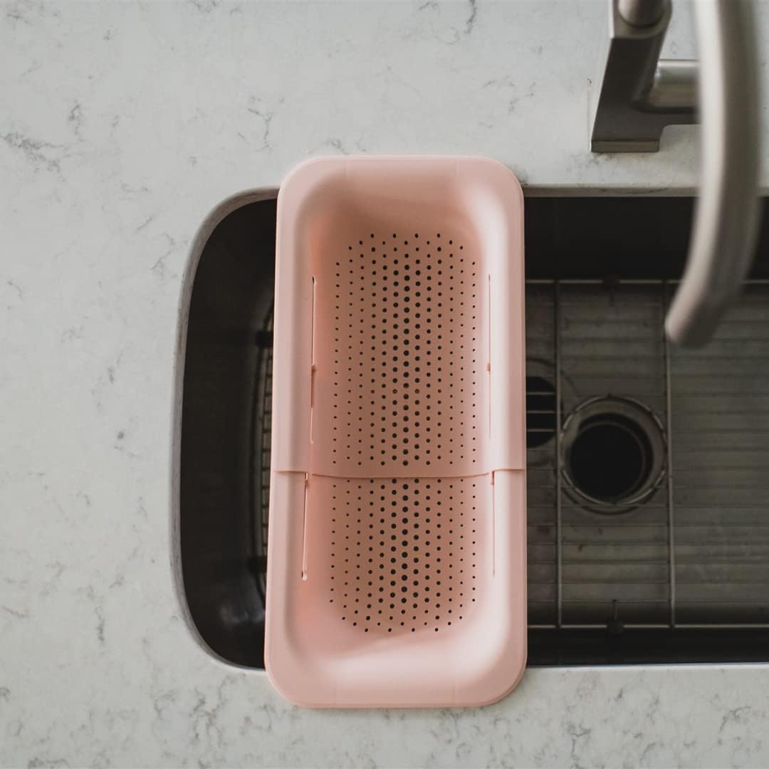 Collapsible Multi-Purpose Colander - Pink 145-195 in