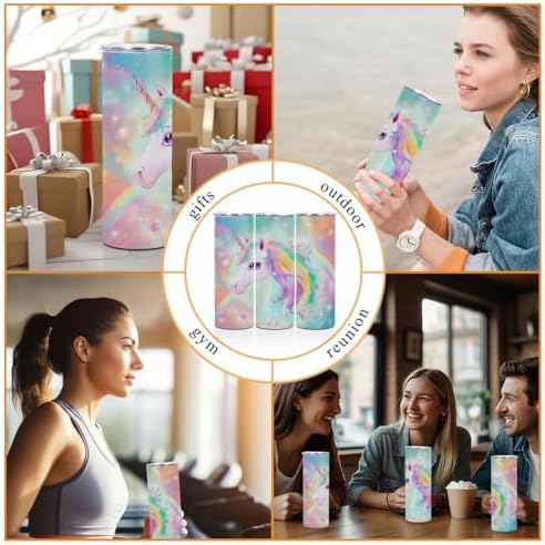 20 OZ Double Wall Insulated Tumbler with Lid