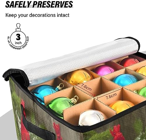 Christmas Snowman Candle Storage Box with Zipper