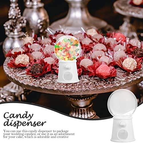 Unomor 12Pcs Mini Gumball Machines Candy Dispenser for Weddings and Parties