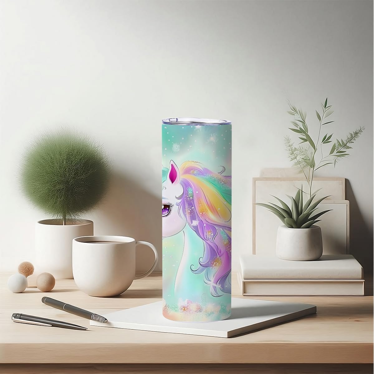 20 OZ Double Wall Insulated Tumbler with Lid