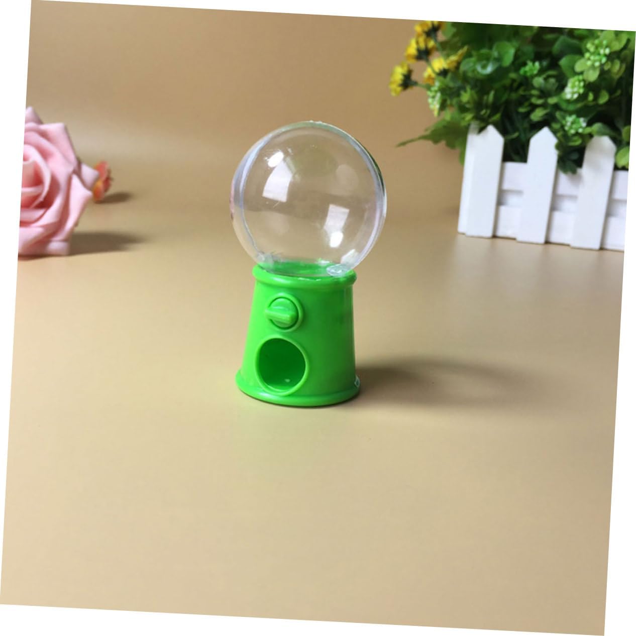Unomor 6Pcs Mini Gumball Machine Candy Dispenser