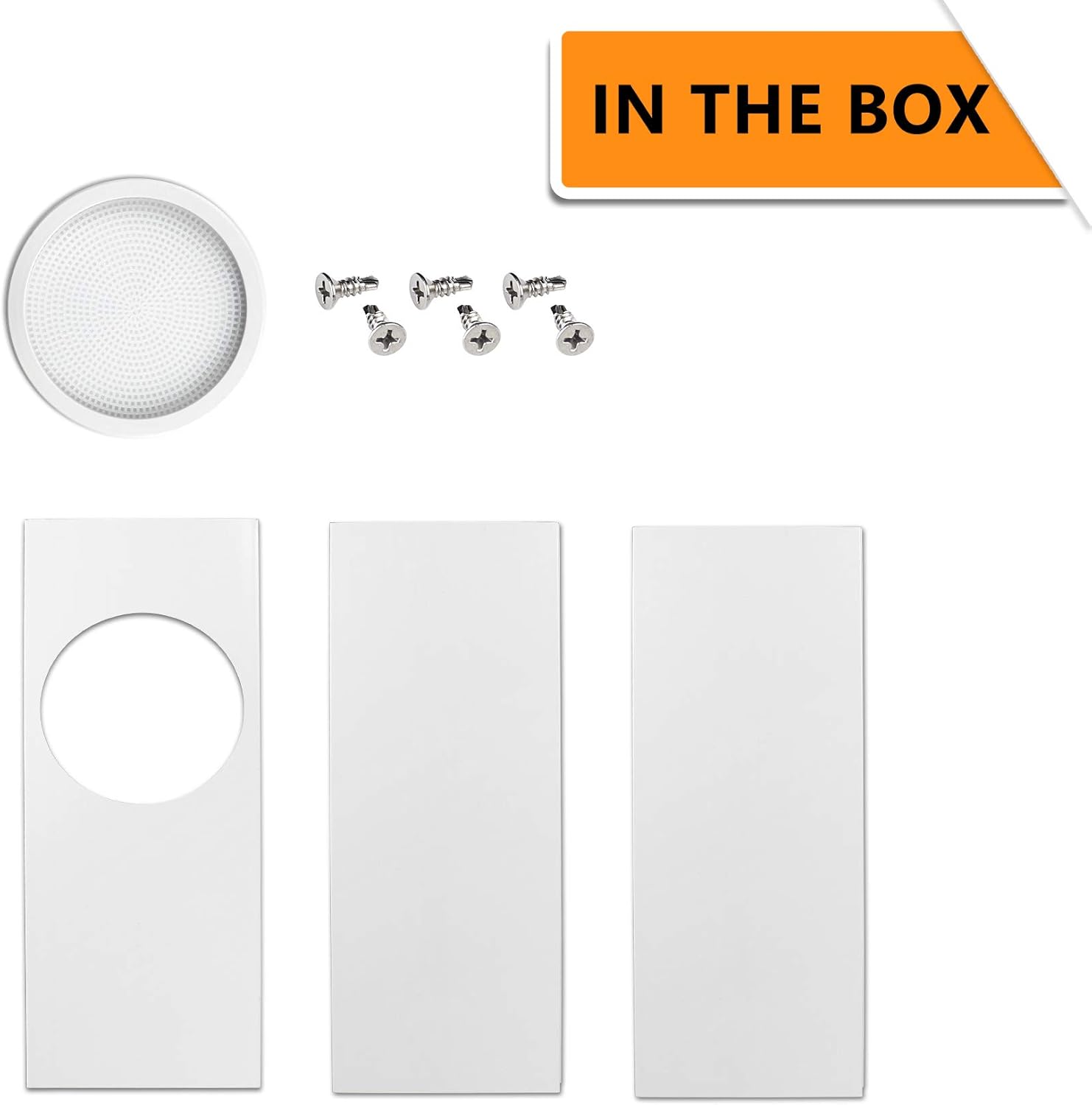 LBG Products Portable AC Window Seal Plates Kit
