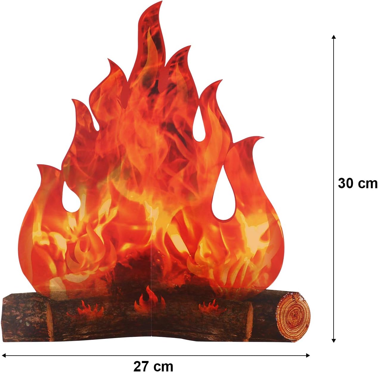 Boao 2 Set Fake Fire Campfire Centerpiece Decor