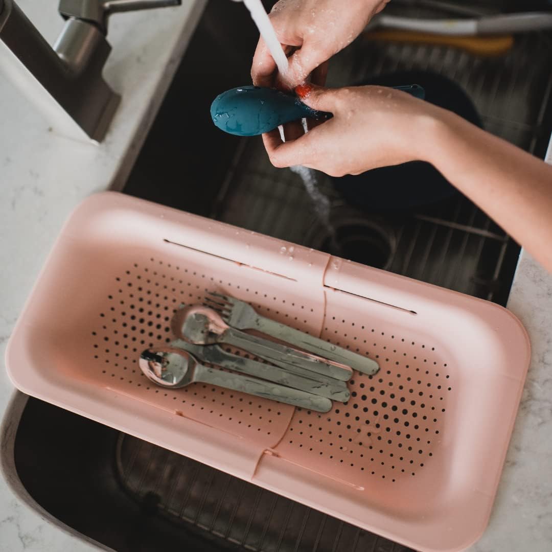 Collapsible Multi-Purpose Colander - Pink 145-195 in