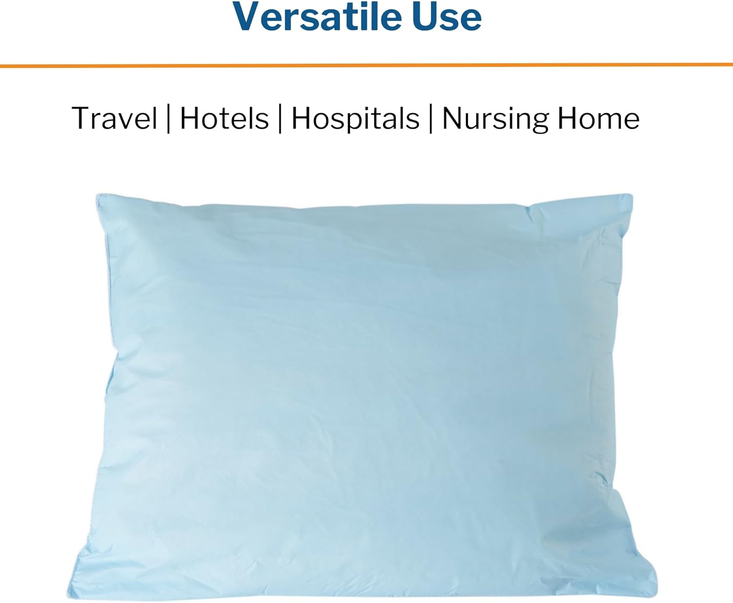 McKesson Medical Pillow 1 Count Blue 20x26 Inches