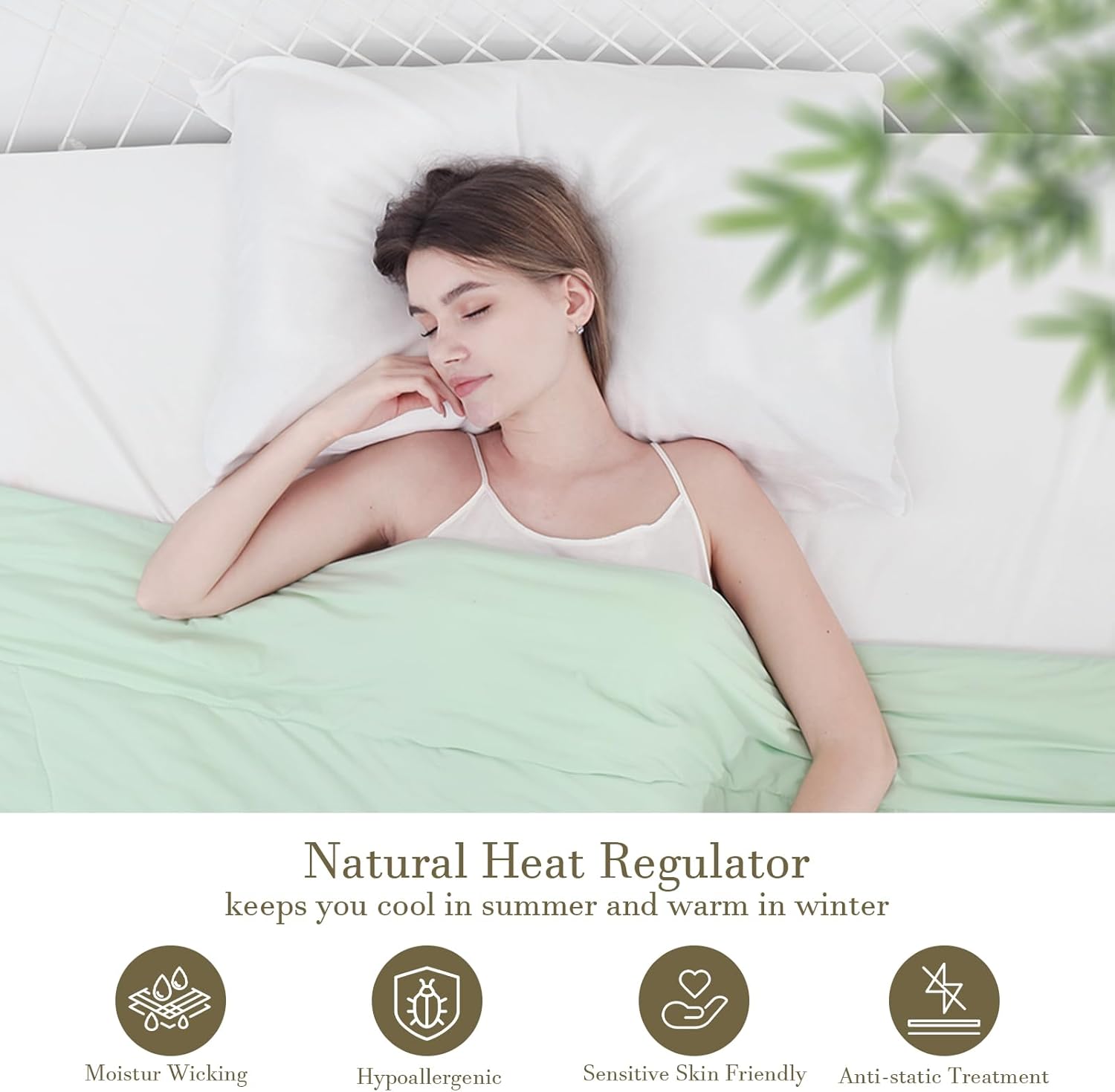 Avolare Cooling Pillowcases 20x26 White 1