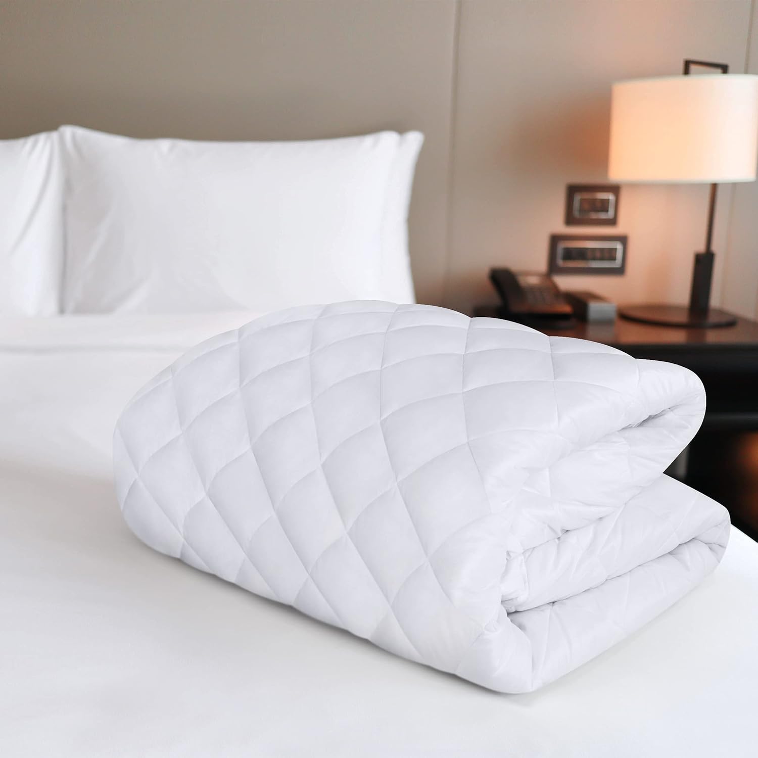 Utopia Bedding King Size Quilted Fitted Mattress Pad