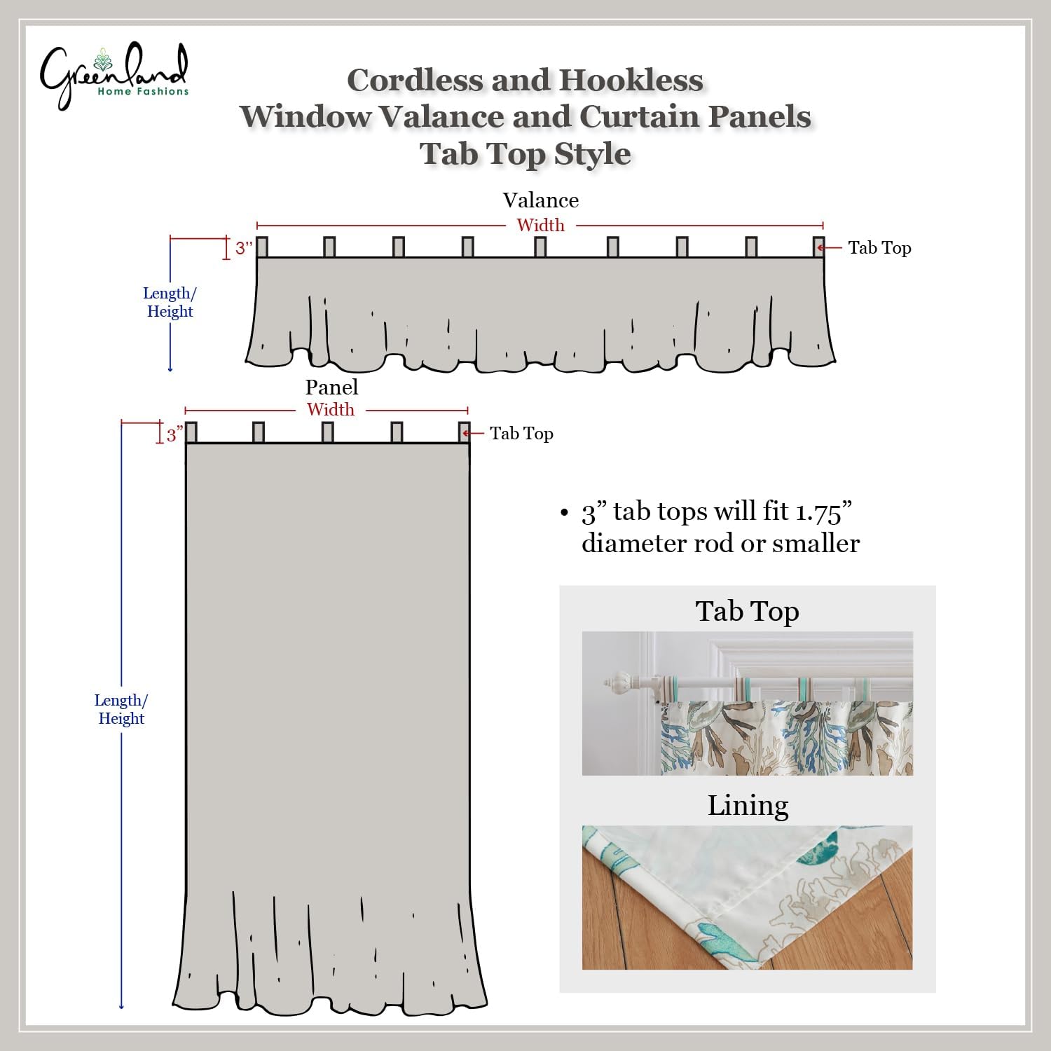 Greenland Home Patchwork Curtain Panel Set 84x84 Inches