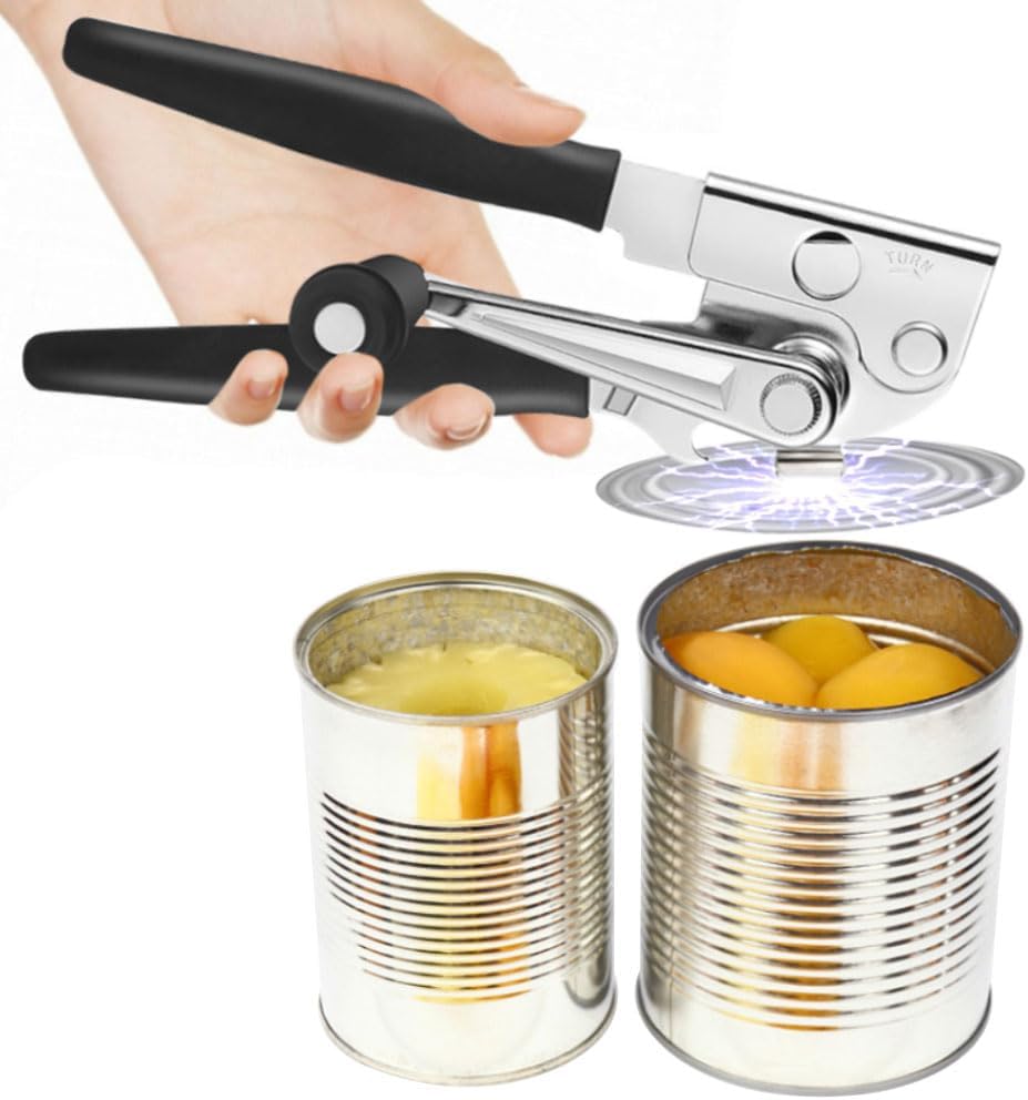 VWMYQ Heavy Duty Manual Can Opener with Magnetic Lid Lift