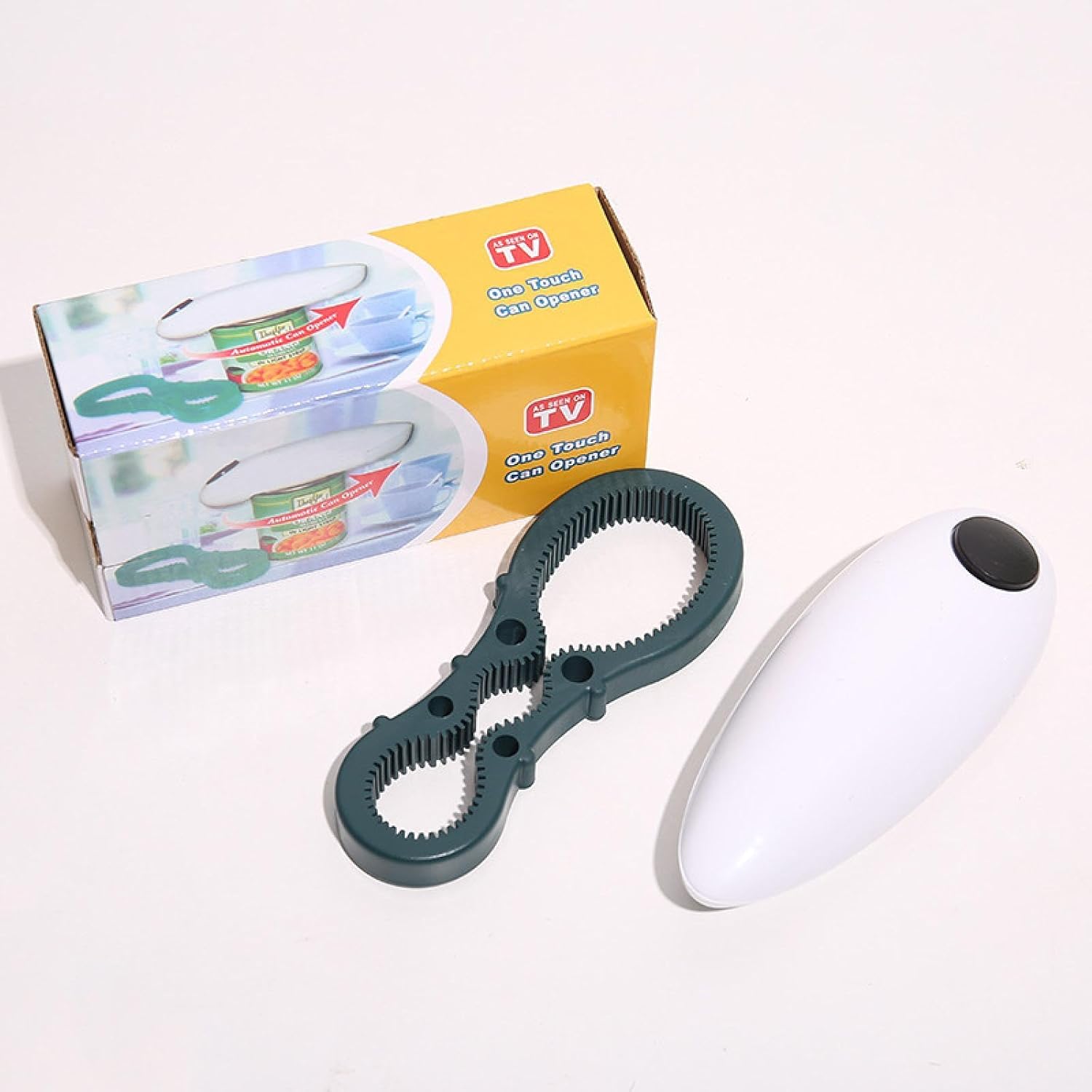 Electric Can Opener with Magnetic Lid Lifter