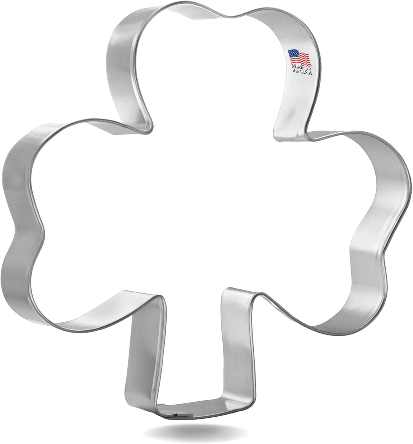 Foose 5 Inch Shamrock Cookie Cutter Tin Plated Steel