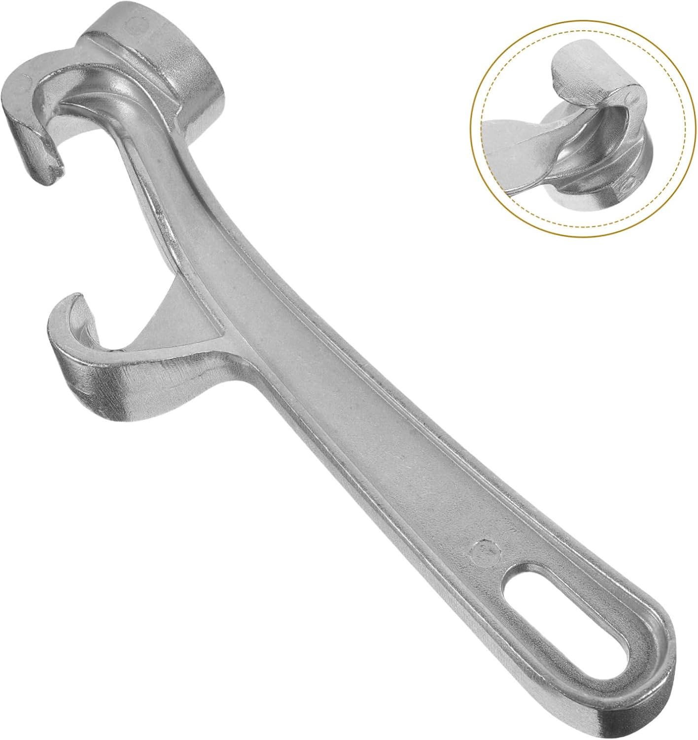 FUNOMOCYA Can Opener with Wrench and Chain for Manual Use