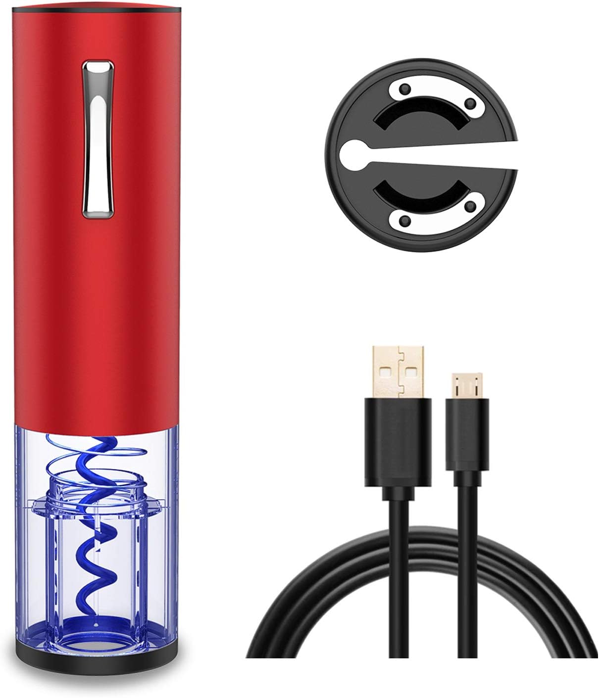Portable Electric Wine Opener with Foil Cutter